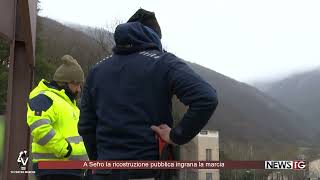 A Sefro la ricostruzione pubblica ingrana la marcia