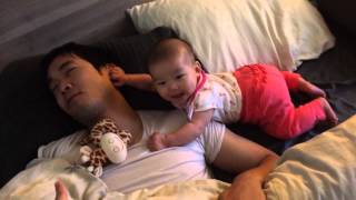 Daddy's ear as a toy part 1/2