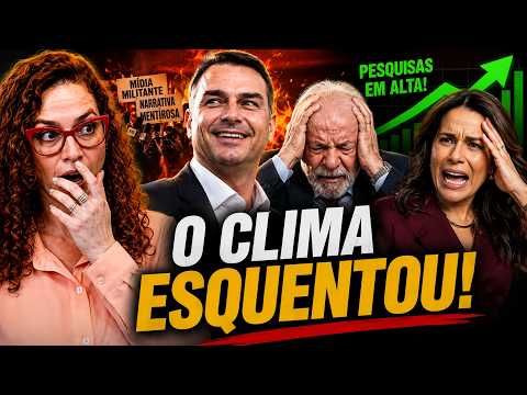 FLÁVIO SAVAGELY RUNS OVER MILITANT MEDIA and surges in the polls