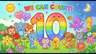 Learn Counting 1 to 10 for Kids | Numbers Song | Counting Numbers for Preschooler | Cartoon Learning