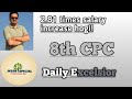 2.86 times salary increase after 8th CPC! DAILY Excelsior.