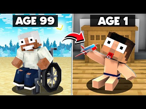 Minecraft, But I Am Getting YOUNGER || Minecraft Mods || Minecraft gameplay