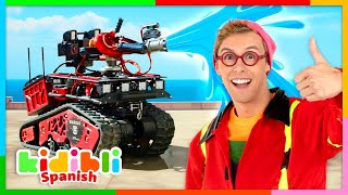 ¿Los Robots Pueden Ser Bomberos?| Vídeos Educativos Para Niños | Kidibli