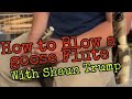 How To Blow A Goose Flute 