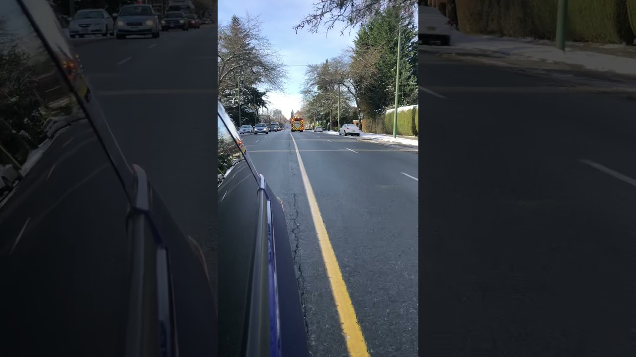 Firetruck flyby part 6. (Close call)