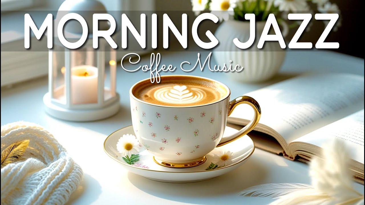 Morning Cafe Jazz☕ Positive Energy Jazz Piano & Smooth Bossa Nova Instrumental for Relax & Good Mood