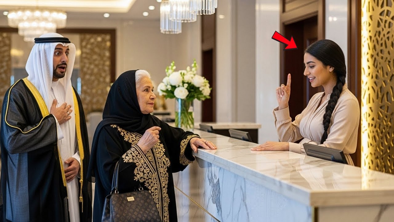 الموظفة الاستقبال الحامل تساوت مع الأم الصماء للملياردير العربي بالإيماءات... دون أن تعلم أنه رأى كل