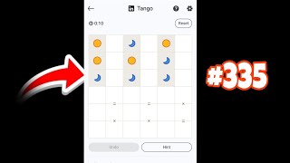 LinkedIn Games - Tango #535 Answer | 26 March 2026 #LinkedIn #Games#LinkedIn