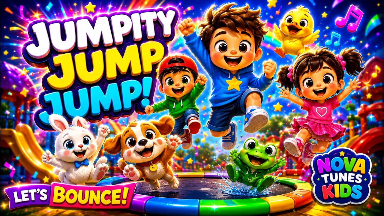 Jumpity Jump Jump! 🦘 Kids Dance Song & Action Songs for Toddlers