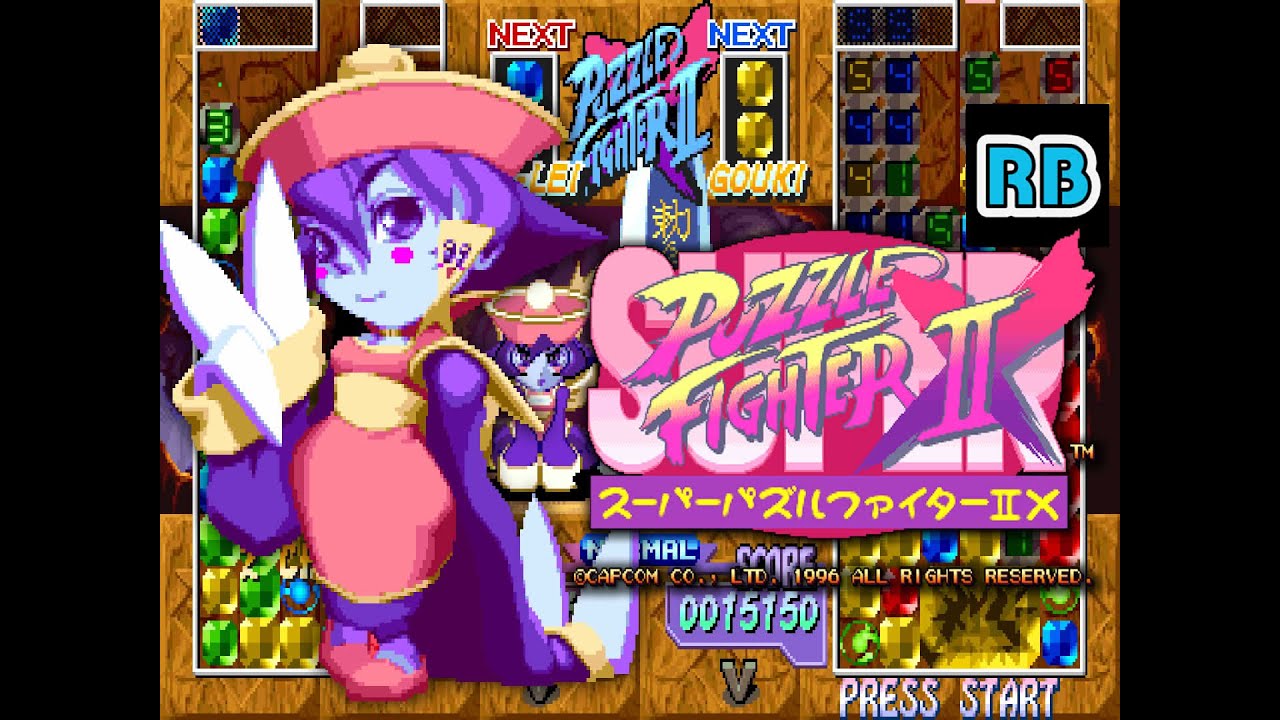 1996 [60fps] Super Puzzle Fighter II X Lei Lei ALL - YouTube
