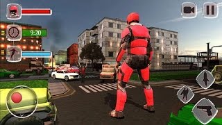 ► Superhero Robot City Battle (Whiplash Mediaworks) Android Gameplay [HD] screenshot 5