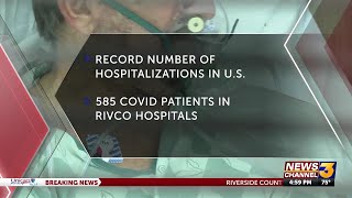 Riverside County reaches record-high in coronavirus hospitalizations