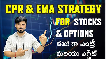 🎯 Intraday Trading Strategy Using EMA & CPR in Telugu | Best Indicators for Consistent Profits!