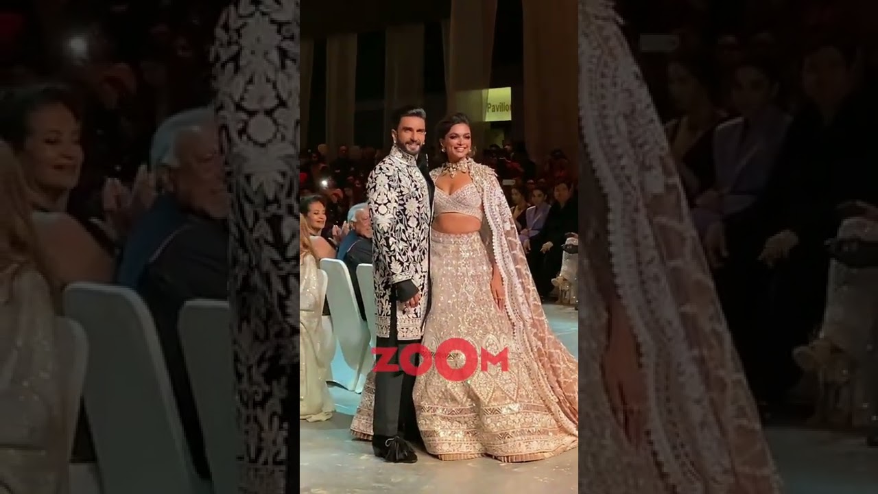 Deepika Padukone & Ranveer Singh look ROYAL as they walk the ramp together 😍 #shorts