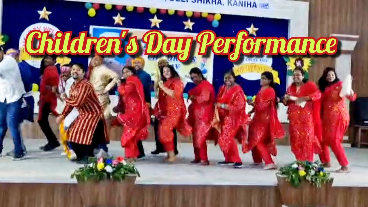Happy Performance Day Children's day Performance by All My Loving Colleagues || Happy ...