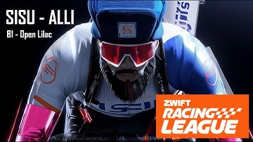 Zwift Race League - Open Lilac B1 - City Showdown - London Loop Reverse - Sisu Alli