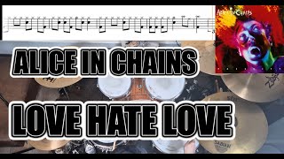 Alice In Chains - Love Hate Love - Drum Cover With SHEET MUSIC Profile