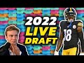 2022 Fantasy Football Mock Draft (Live)