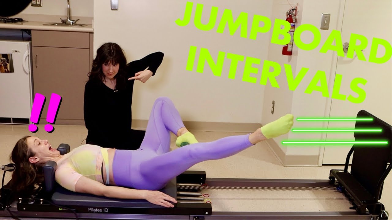 Pilates Reformer Workout Jumpboard 25 Min Full Body Intervals