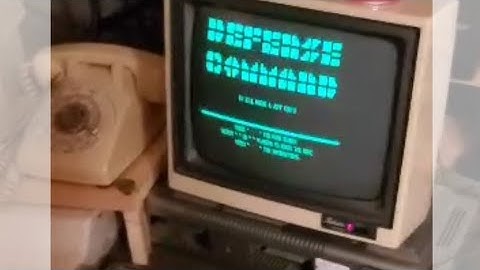 High score on TRS 80 Defense Command cassette game - Tandy Computer 