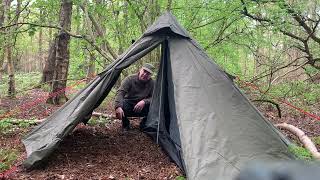 1 person pyramid hot tent by Top Lander - ideal for winter wild camping