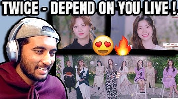 TWICE - DEPEND ON YOU Live Performance Reaction !! | TIME100 Talks