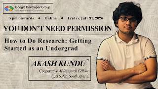 YOU DON'T NEED PERMISSION | How to Do Research: Getting Started as an Undergrad