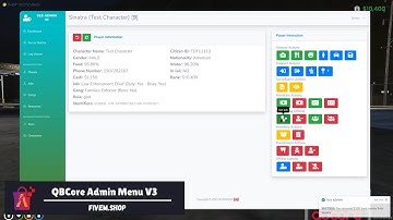 FiveM Admin Menu V3 | Admin Menu Script FiveM #fivem #script #qbcore #admin