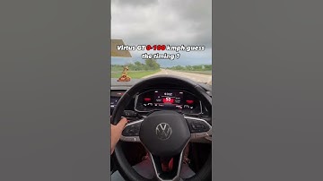 Virtus GT 0-100 acceleration test 💥🔥 #volkswagen #virtusgt #virtusgt #speedtest #automobile #speed