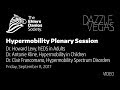 2017 Hypermobility Plenary Session