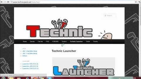 How to install the technic launcher and fix not enough items (NEI)