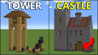 Minecraft: 15+ Medieval Build Hacks! [easy]
