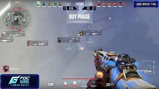 ZQ VS EDG FGC VALORANT Invitational Lower Bracket Final