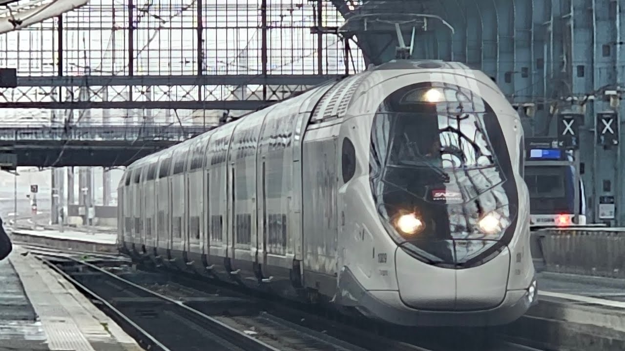 TGV M IN⭕️UI 807202 en provenance de bordeaux saint jean et a destination de saint pierre des corps 