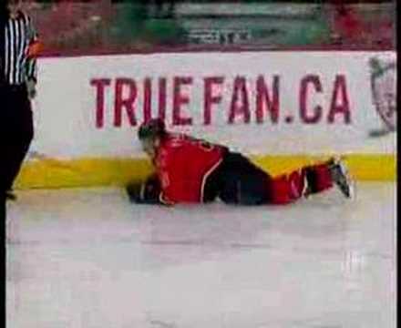 Dan Cleary Levels Dion Phaneuf
