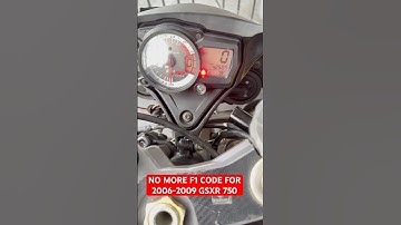 2006-2009 GSXR 750 f1 Code! #automobile #motorcycle #f1code #checkenginelight #gsxr750 #superbike