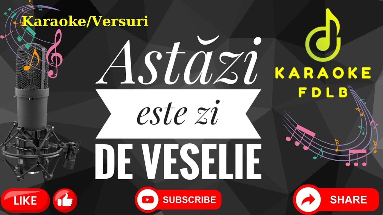 Astăzi este zi de veselie🛑Sol minor🛑/Karaoke//Versuri//Negative//Populara/Ardeal/Moldova/Doine/Banat