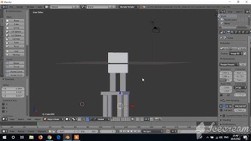 ทำเก้าอี้โดยทำจากโปรแกรมBlender