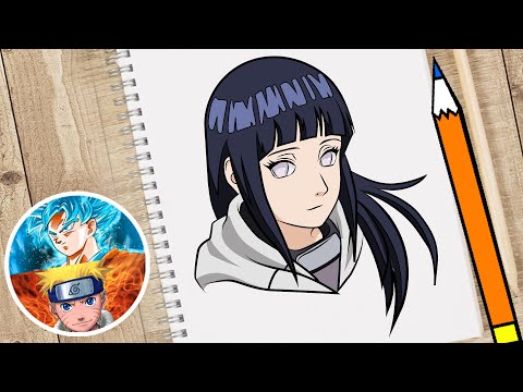 Respondendo a @_.vih_edits desenhando a hinata hyuuga do anime naruto