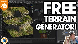 This FREE TERRAIN GENERATOR for Blender just got an update!