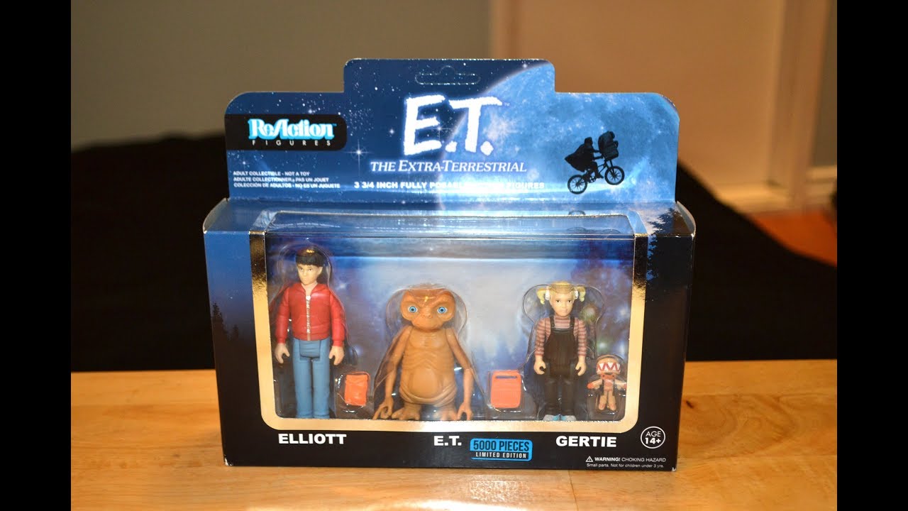 Funko E.T. THE EXTRA-TERRESTRIAL ReAction Figure 3-pack review