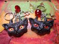 Halloween Kitties #resin #glasseyes