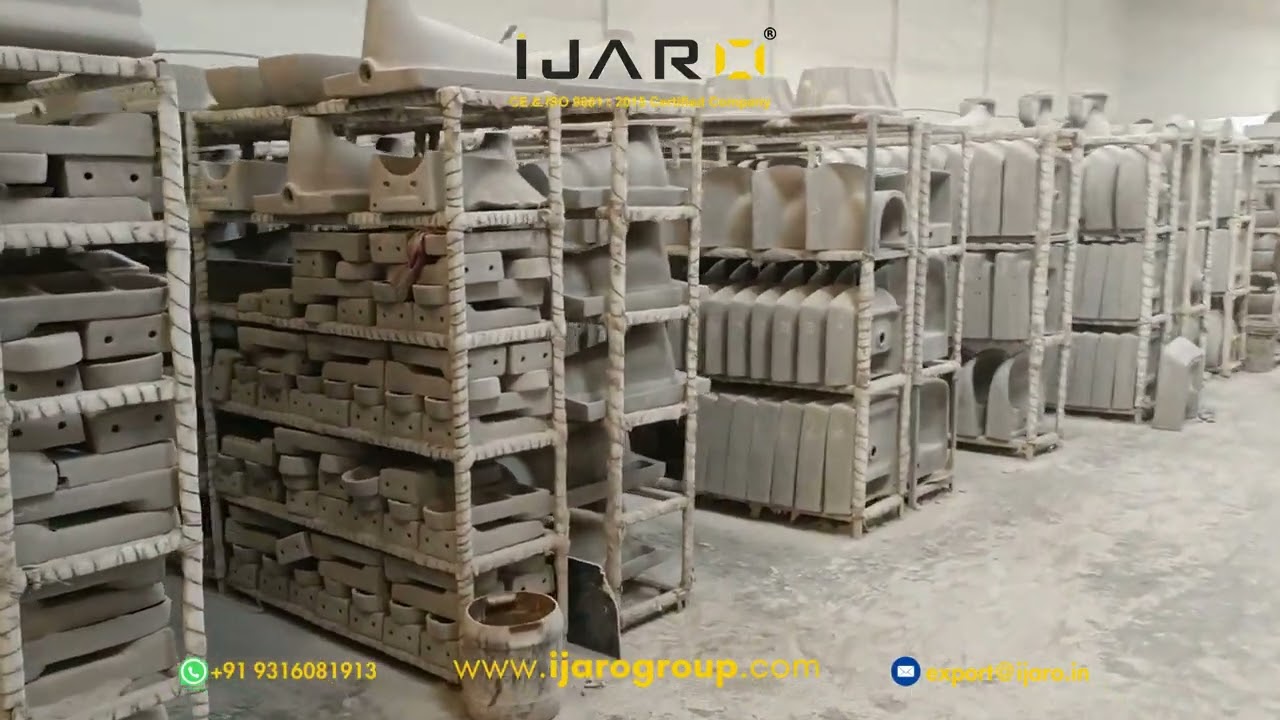 Ijaro Sanitary ware production | Ijaro Factory | Ijaro Group India