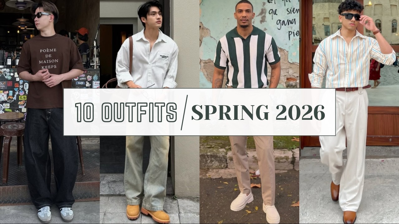 10 Latest Outfits for Men | Spring 2026 Fashion