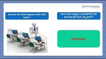 Class 5 Open Office Writer 2 - Learn computers - Computer Education Online & Free (In Telugu)