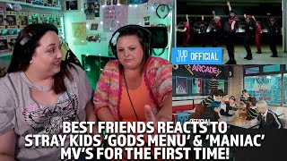 BEST FRIENDS REACTS to Stray Kids 'God's Menu' & 'Maniac' for the FIRST TIME! #straykids #kpop