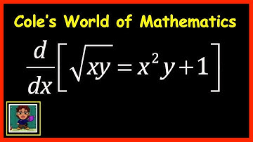 Implicit Differentiation of sqrt(xy) = x^2y+1  ❖ Calculus