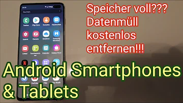 Wie entferne ich Datenmüll vom Tablet?