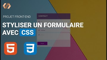 Styliser un formulaire en CSS