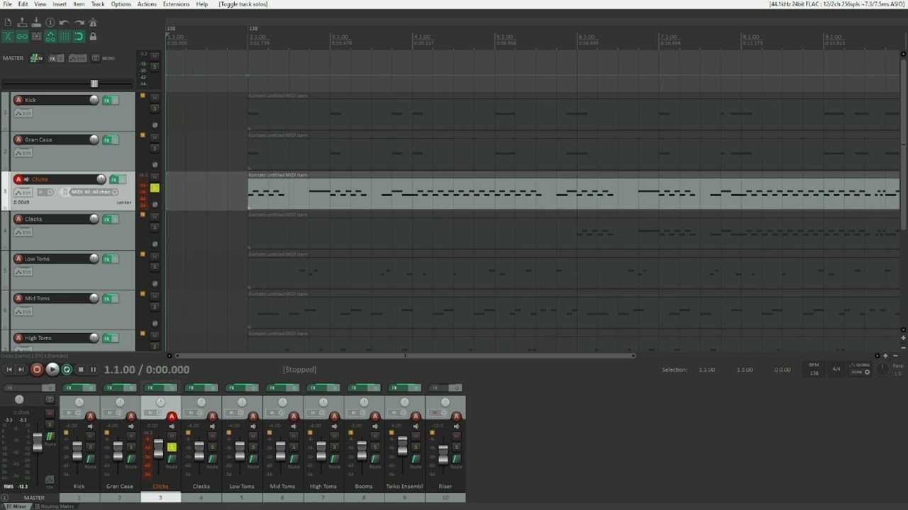 How to arrange epic trailer percussion with the help of a simple concept